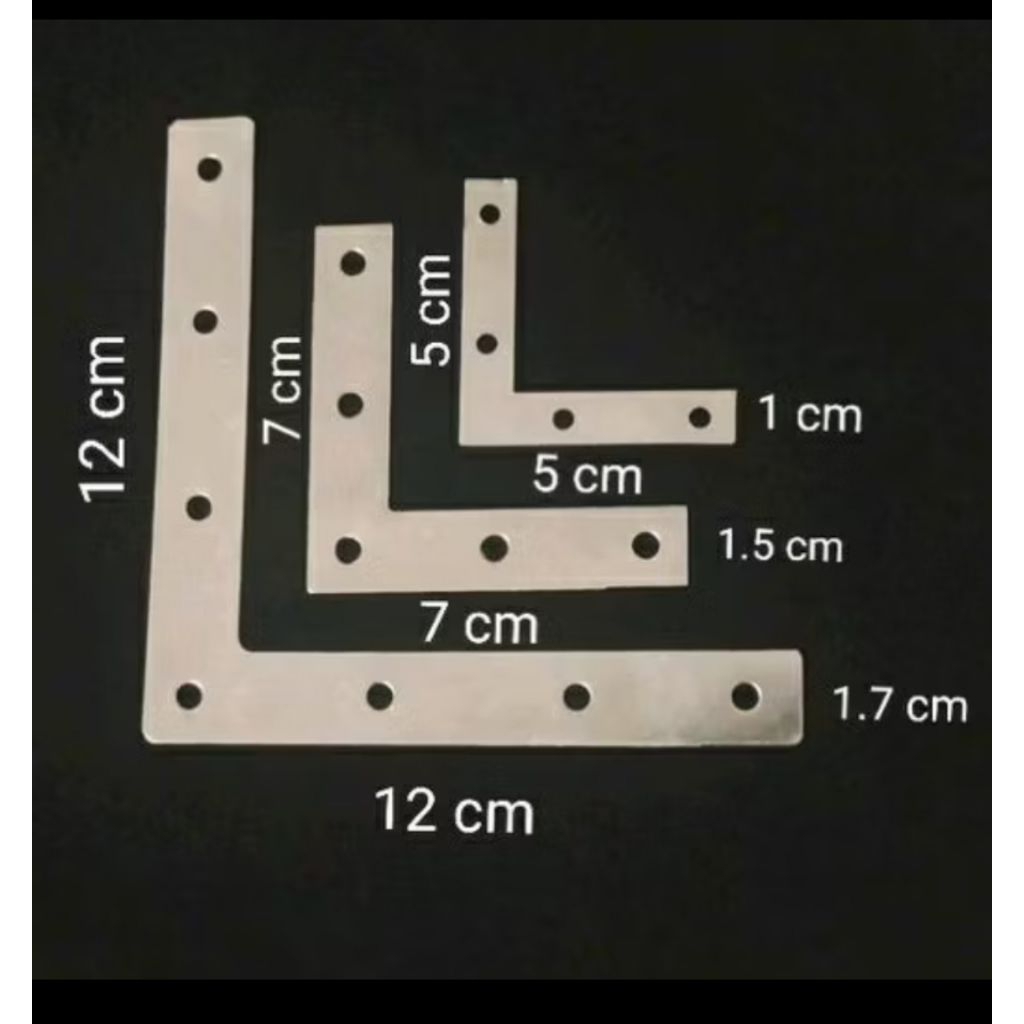 SIKU L-EDGE PLATE/L-EDGE GLUE/L-EDGE BRACKET ราคาต่อ 1 ชิ้น
