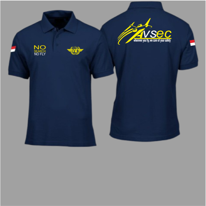 เสื้อยืดแขนสั้นคอปก Avsec ล่าสุด/เสื้อยืดแขนสั้น Axsec