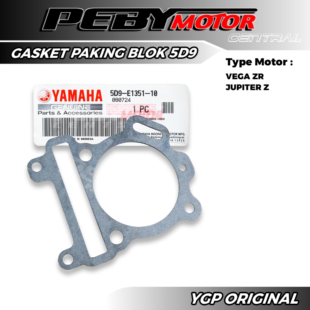 ปะเก็นบล็อก Vega ZR Jupiter Z YGP 5D9E1351 ดั้งเดิม