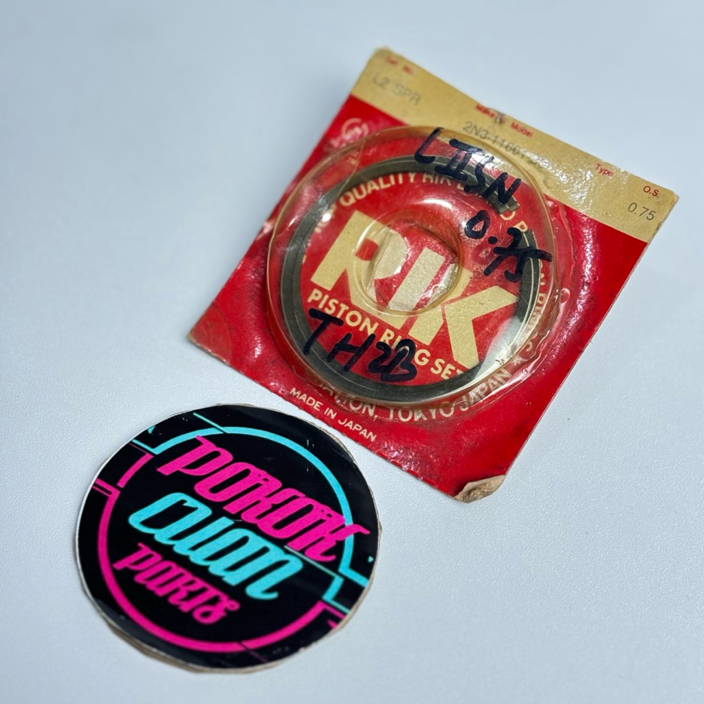 Yamaha L2SN L2 Super OS 75 2N3-1201-30 RIK Japan AA01G แหวนลูกสูบ