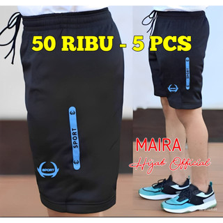 (50 RIBU 5 PCS) PAKET EKONOMIS Celana Sport Pria / Celana Olahraga Kolor Harian Pria Dewasa Termurah