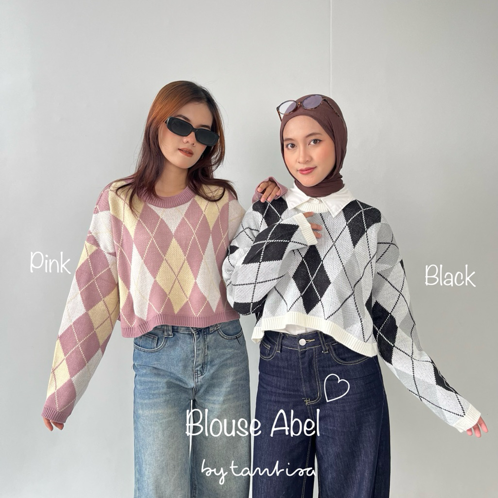 Bytantisa-Abel Crop Knit Blouse