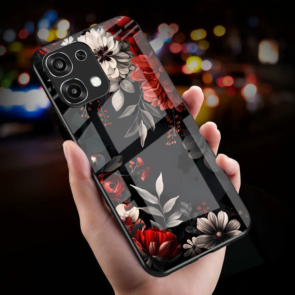 Softcase Glass Glossy Glass สําหรับ OPPO A6 PRO - Casing Hp OPOO A6 PRO - K92