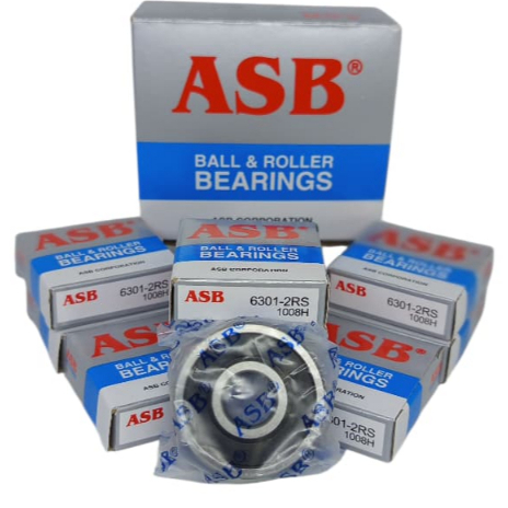 BEARING 6301 2RS LAKER LAHAR 6301 2RS ORIGINAL ASB WHEEL GEAR (10 ชิ้น/1 กล่อง)