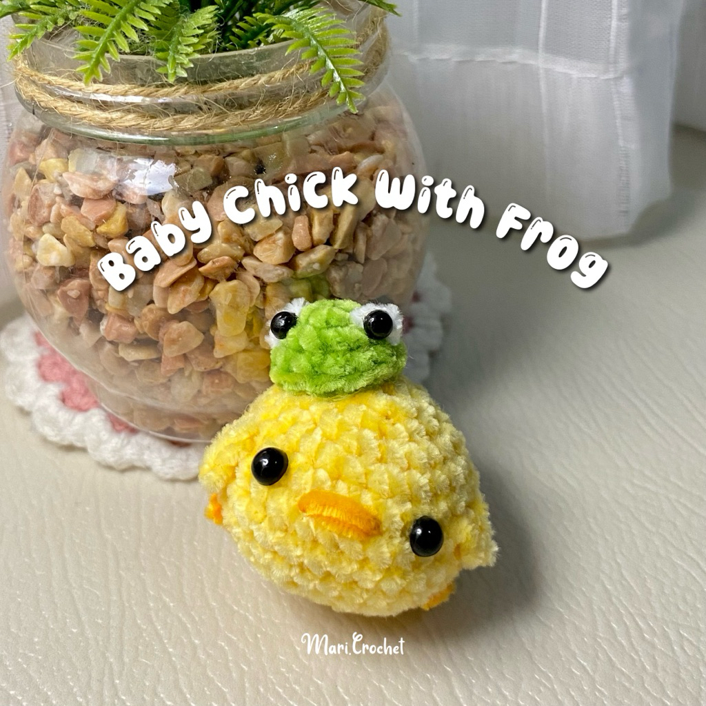 GANTUNGAN BABY CHICK พร้อมพวงกุญแจกบ • โดย COZY MARI