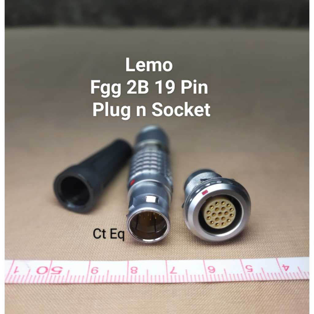 Fgg 2B 19 Pin Connector Plug ชายและหญิง 19 Pin Fgg 2B ปลั๊กชาย 2B 19 Core