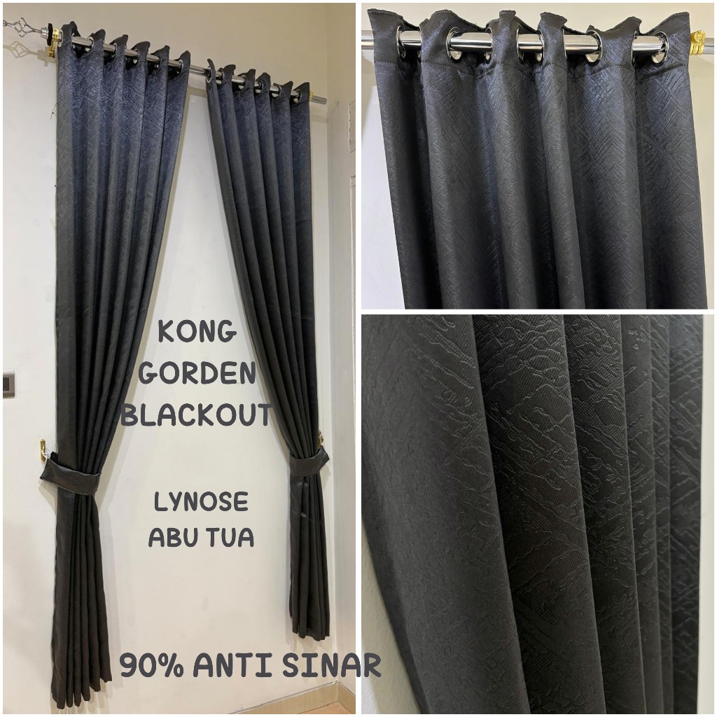 KONG BLACKOUT CURTAINS 100% และ 90% PREMIUM EMBOSED CURTAINS CURTAINS CURTAINS
