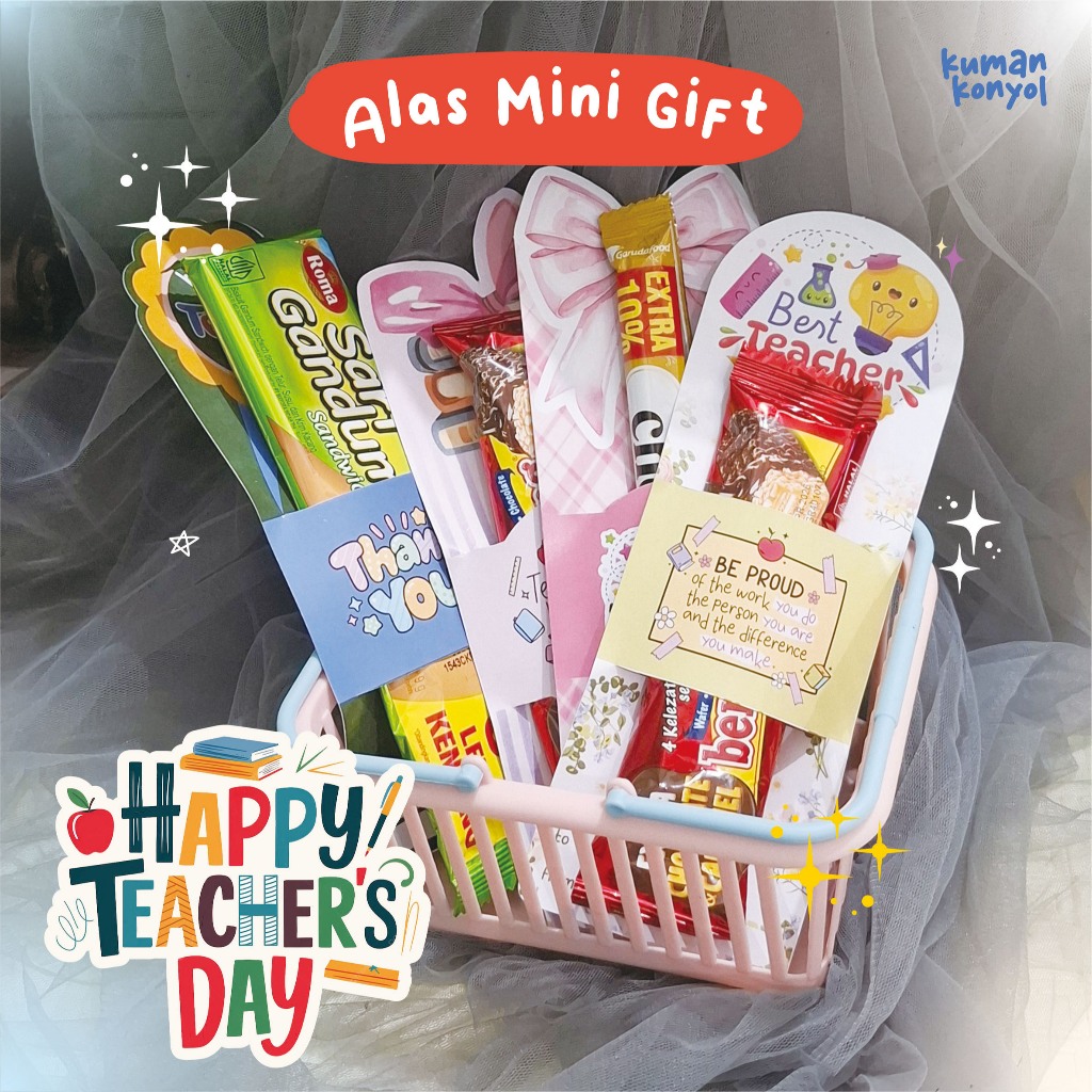 MINI GIFT TEACHER DAY BASE - TEACHERS DAY - BALLPIN BASE - STATIONERY
