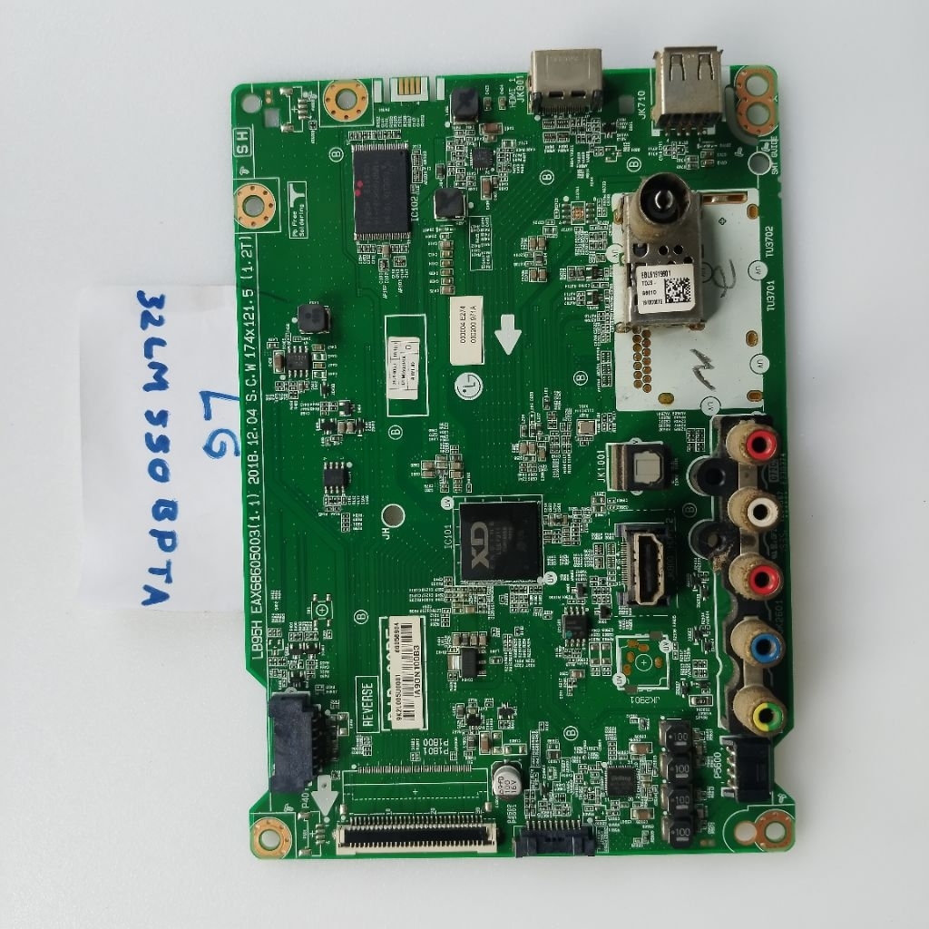 เมนบอร์ดทีวี LG 32LM550BPTA ดั้งเดิม