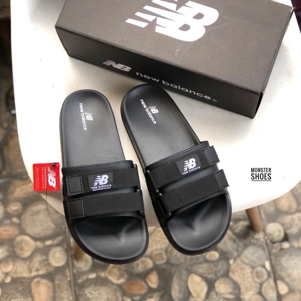 NB NUEBELLENCE DOBBLE BLACK STRAP รองเท้าแตะสไลด์ผู้ชาย ราคา ถูกที่สุด ดีลบีเคเค แกลเลอรีภาพที่ 4