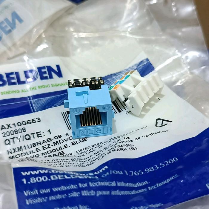 BELDEN MODULAR RJ45 Cat5 ต้นฉบับ BELDEN