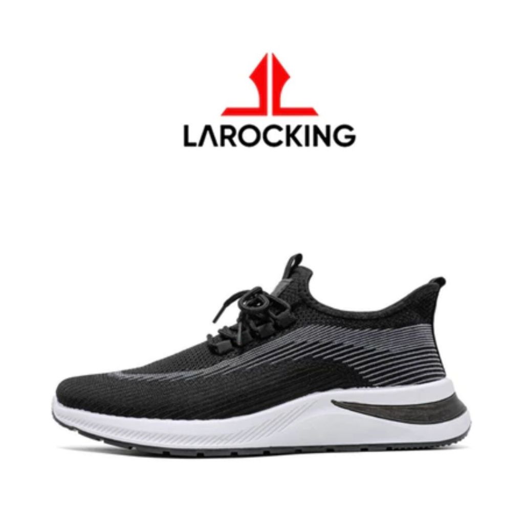 รองเท้าผ้าใบ Larocking Zenit - สีดําเทา | รองเท้ากีฬายิมวิ่งสําหรับผู้ชายและผู้หญิง