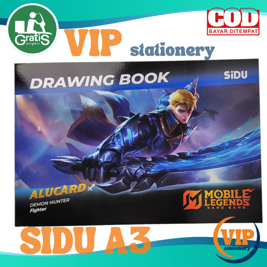 1 แพ็ค SIDU A3 DRAWING BOOK / ORIGINAL SINA DRAWING BOOK THICK กระดาษวาดวาดหนังสือสําหรับ CHILDREN A
