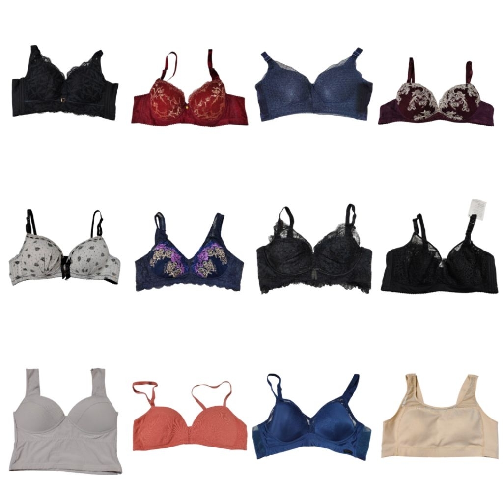 BRA BH WOMEN SIZE 34 36 CUP AB FAT COVER WIDE STRAP UNDERWEAR