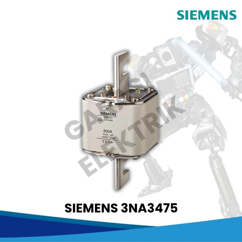 SIEMENS 3NA3475 Fuse Link ฟิวส์ LV HRC สําหรับการป้องกันไฟฟ้าที่มีประสิทธิภาพและปลอดภัย