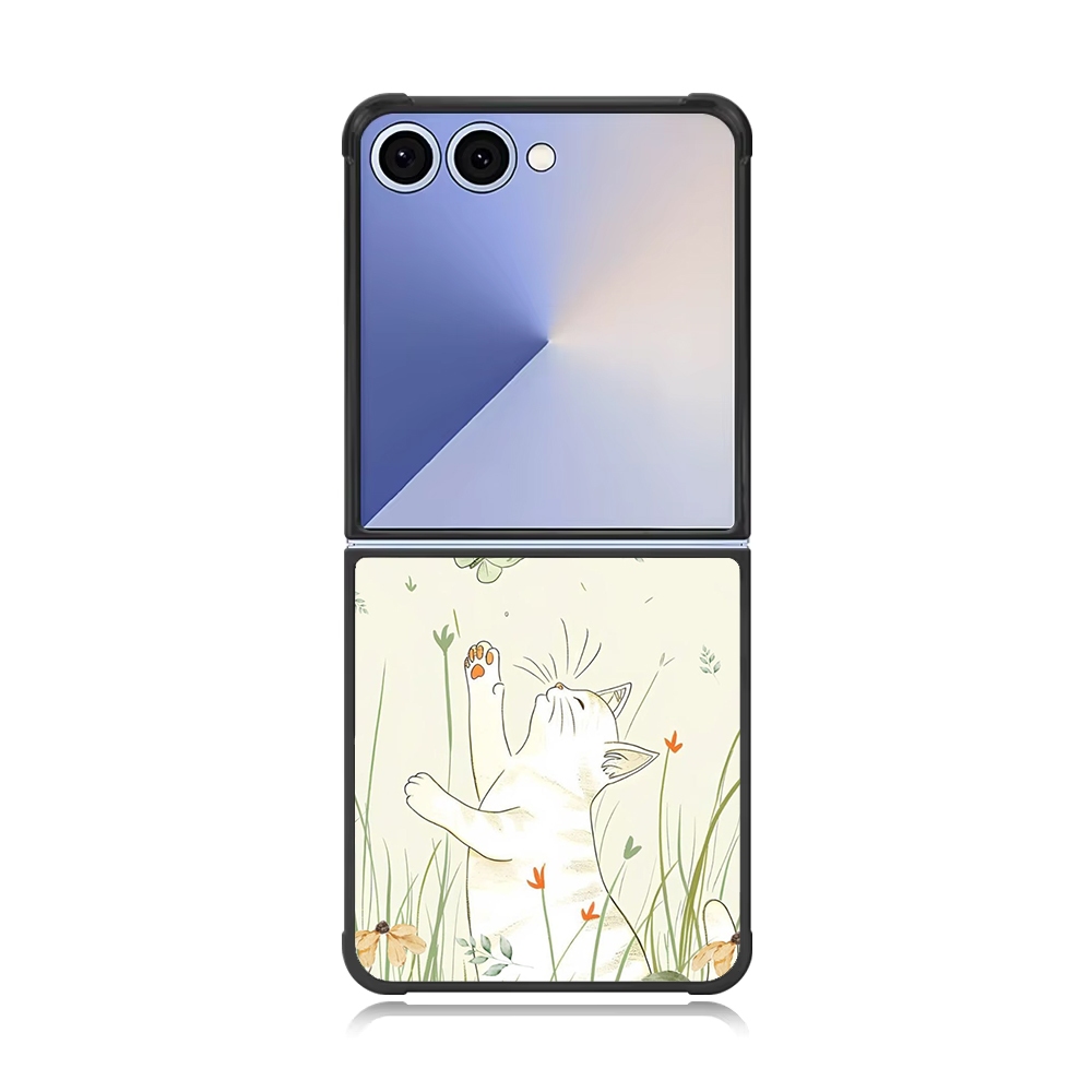 Samsung Z FOLD FLIP Series 7 6 5 4 3 เคสแข็งพลาสติกทนทาน Spring Vibes Case