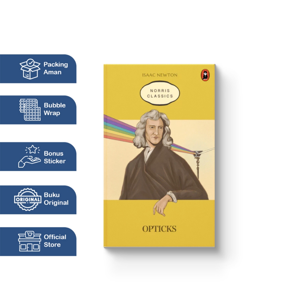 หนังสือ Norris - Opticks - Isaac Newton - เวอร์ชันภาษาอังกฤษ