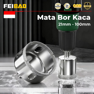 FEIBAO Mata Bor Pelubang Kaca Keramik Granit Marmer 21-100mm Mata Intan Tajam Premium Berkualitas