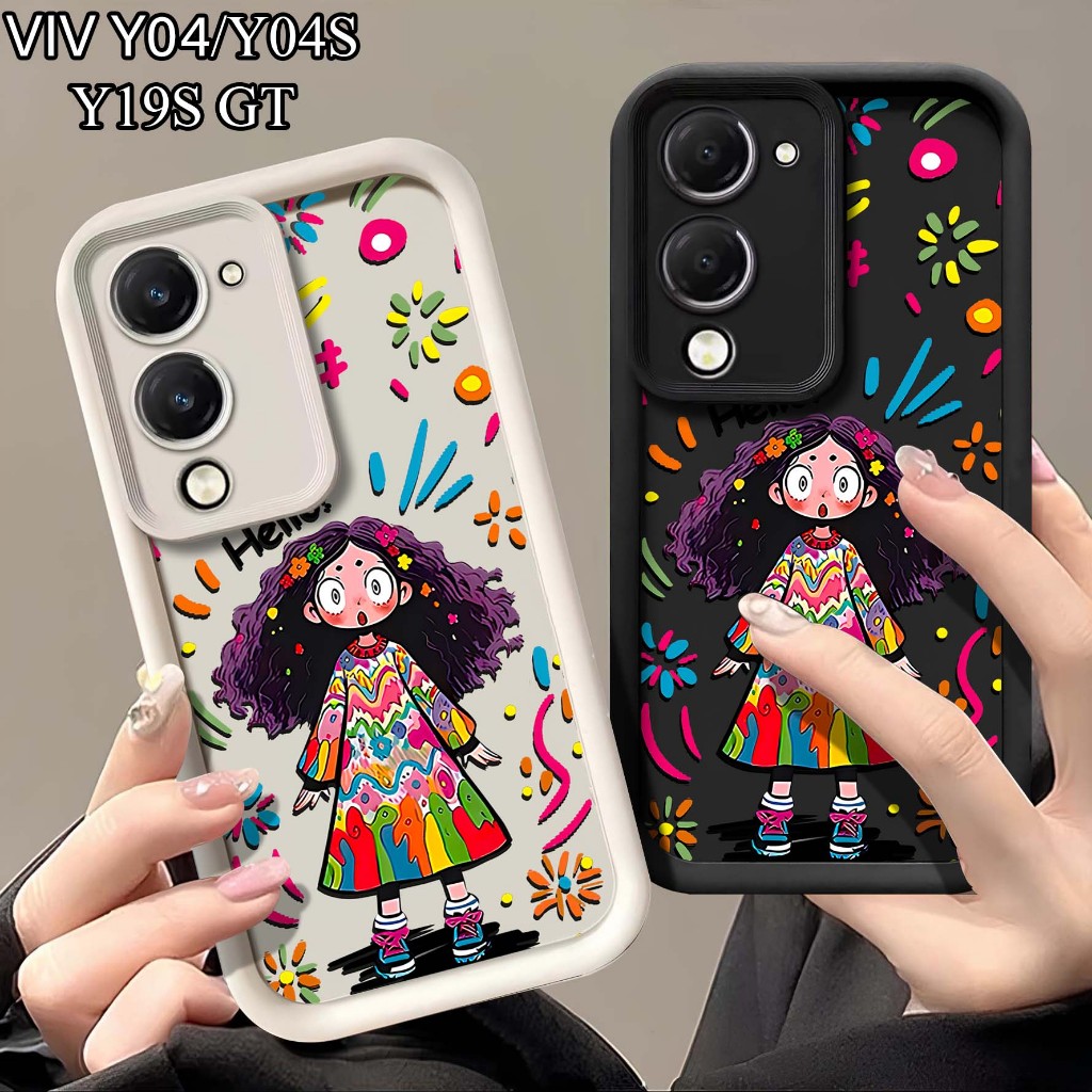 Softcase Procamera นูน Vivo Y04 Y04S Y19S GT โทรศัพท์ทุกประเภท - ปลอกยาง Vivo Y04 Y04S Y19S GT - เคส