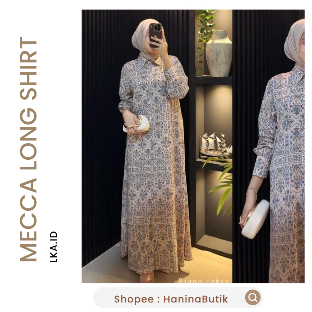 เสื้อแขนยาว MOCCA โดย LKA.ID | ชุด RAYON MOTIF