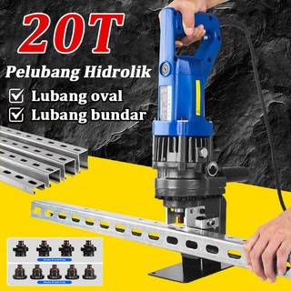 EFFORT Mesin Pelubang Hidrolik Listrik 20T Pukulan logam digunakan Diameter pelubangan 4-22MM Dapat membuat lubang bulat dan lubang oval