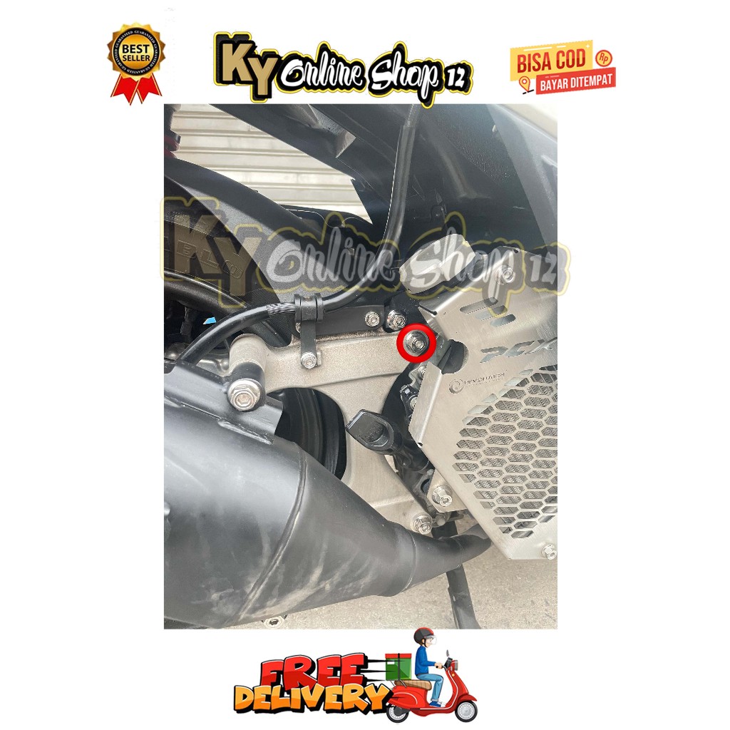 LOKAL ARM BOLT TO KRENGKES (1 BOLT) PCX 160 STYLO ADV VARIO 160 150 COCAL CBU NEW OLD ABS CBS YEAR 2
