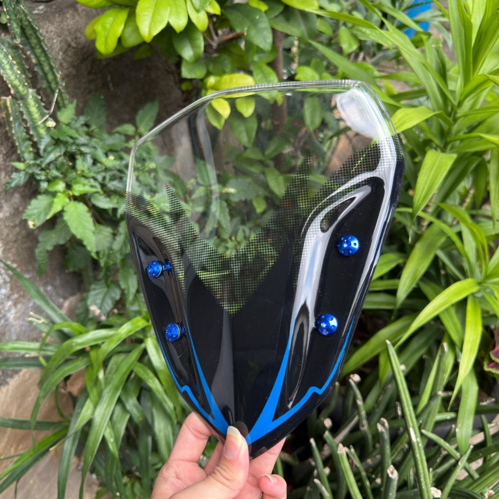 Visor Aerox Black Series Vysor Aerox Old New 155 All Series Black Series Windshield FSS