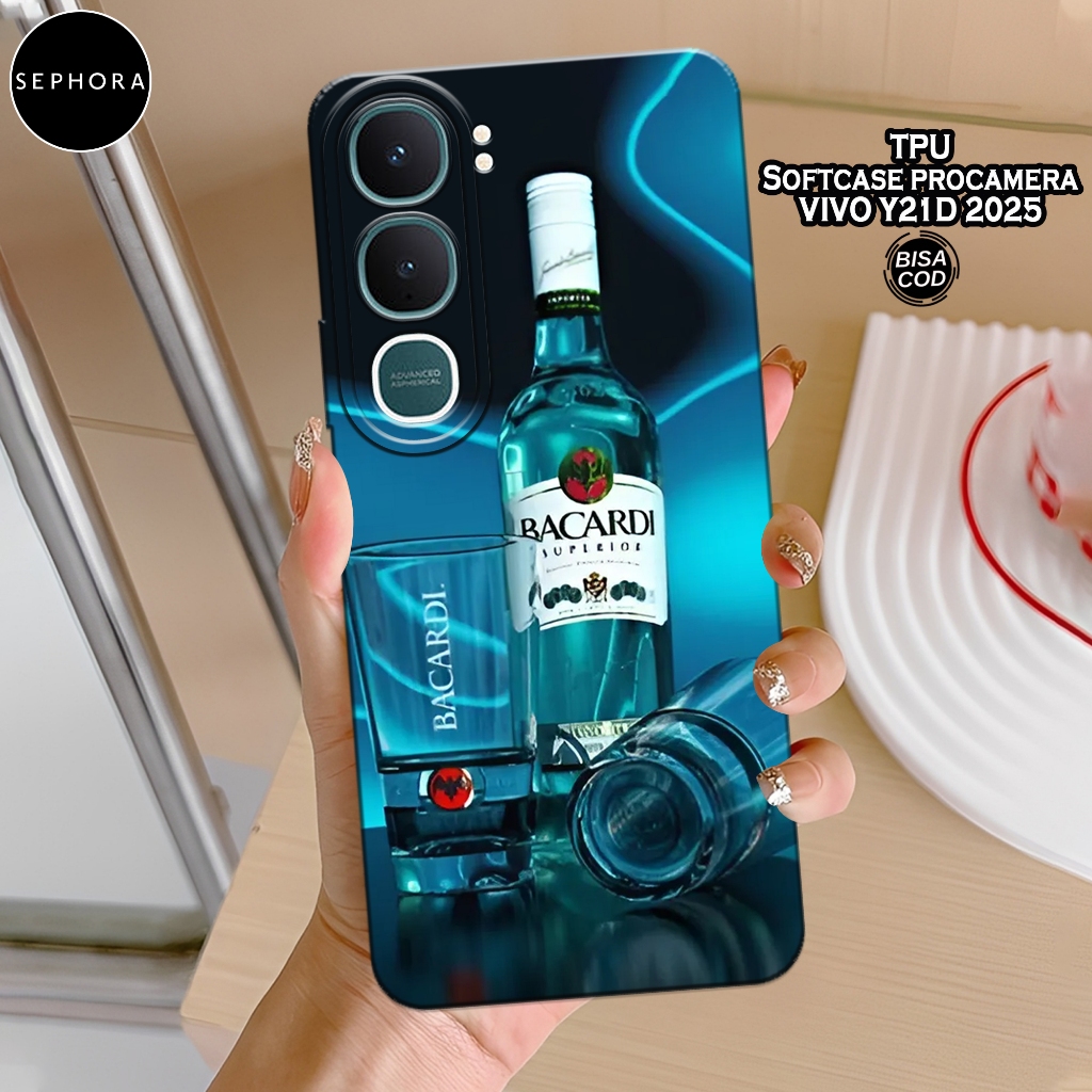 เคส HP ใหม่ล่าสุด VIVO Y21d 2025 - เคสแฟชั่นแบรนด์ - VIVO Y21d 2025 Softcase - เคสกล้อง Pro - เคส VI
