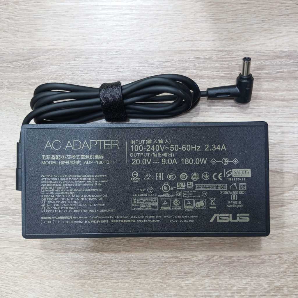 Asus TUF Gaming A15 F15 A17 ADP-180TB H 20V 9A (180W) 6.0*3.7 มม.โลโก้วัตต์อะแดปเตอร์ชาร์จ