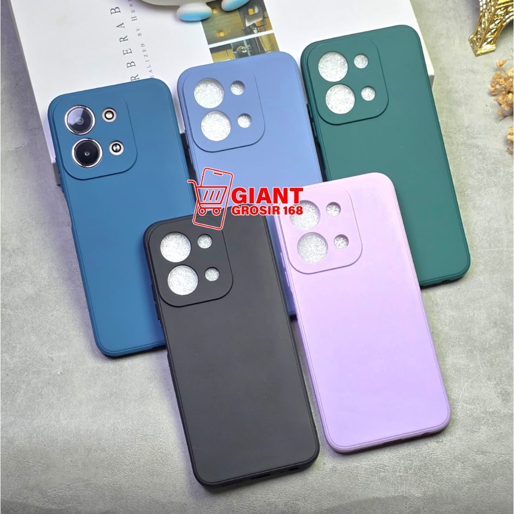 REDMI 15C CASE MACAROON SQUARE LIQUID CASE REDMI 15C