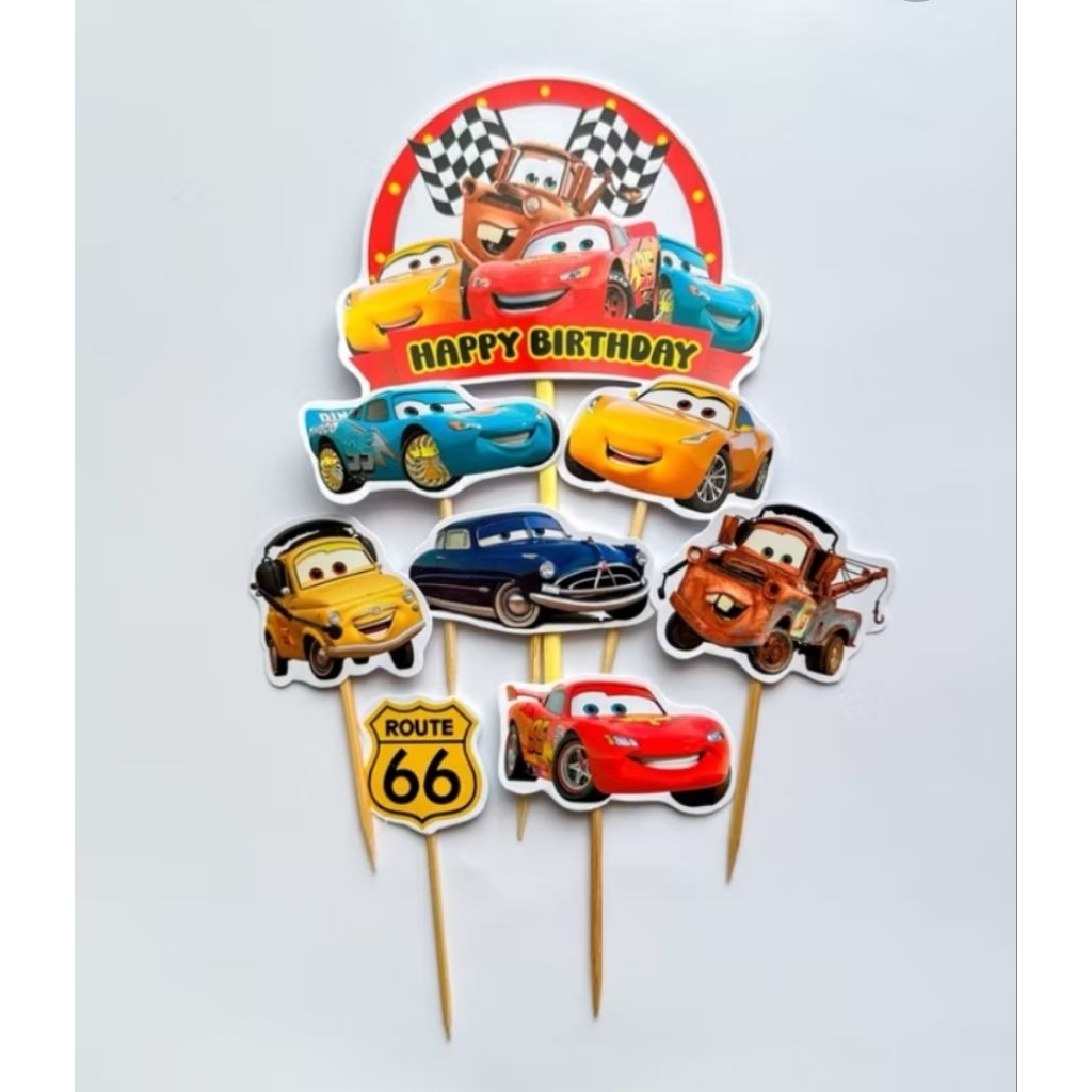 CARS MCQUEEN ท็อปเปอร์เค้กวันเกิด