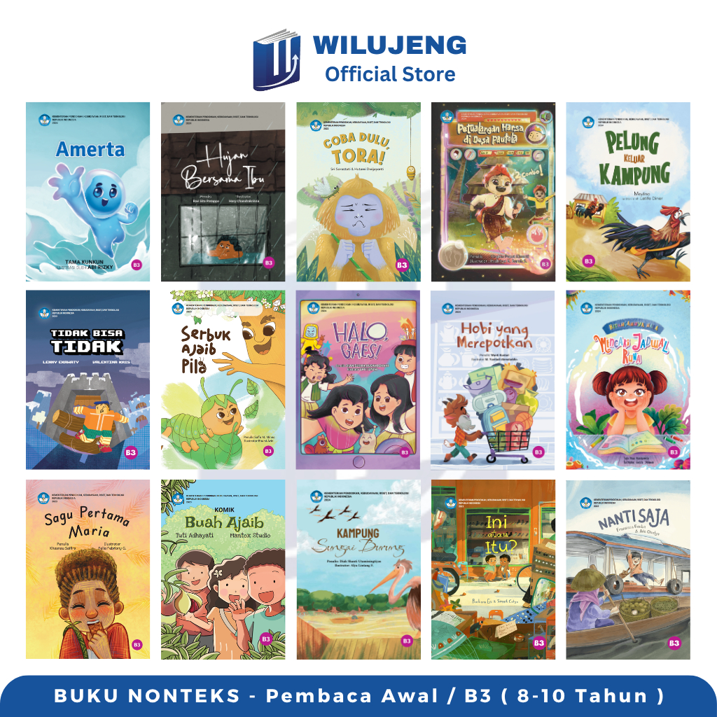หนังสือ Non-teks Early Reader หมวดหมู่ B3 for Elementary School - หนังสือนิทานกระทรวงศึกษาธิการและวั