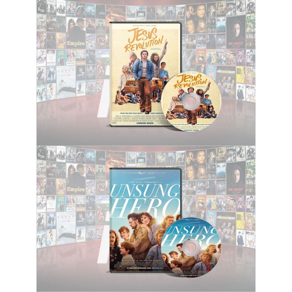 Jesus Revolution DVD (2023) + Simple Hero DVD (2024)