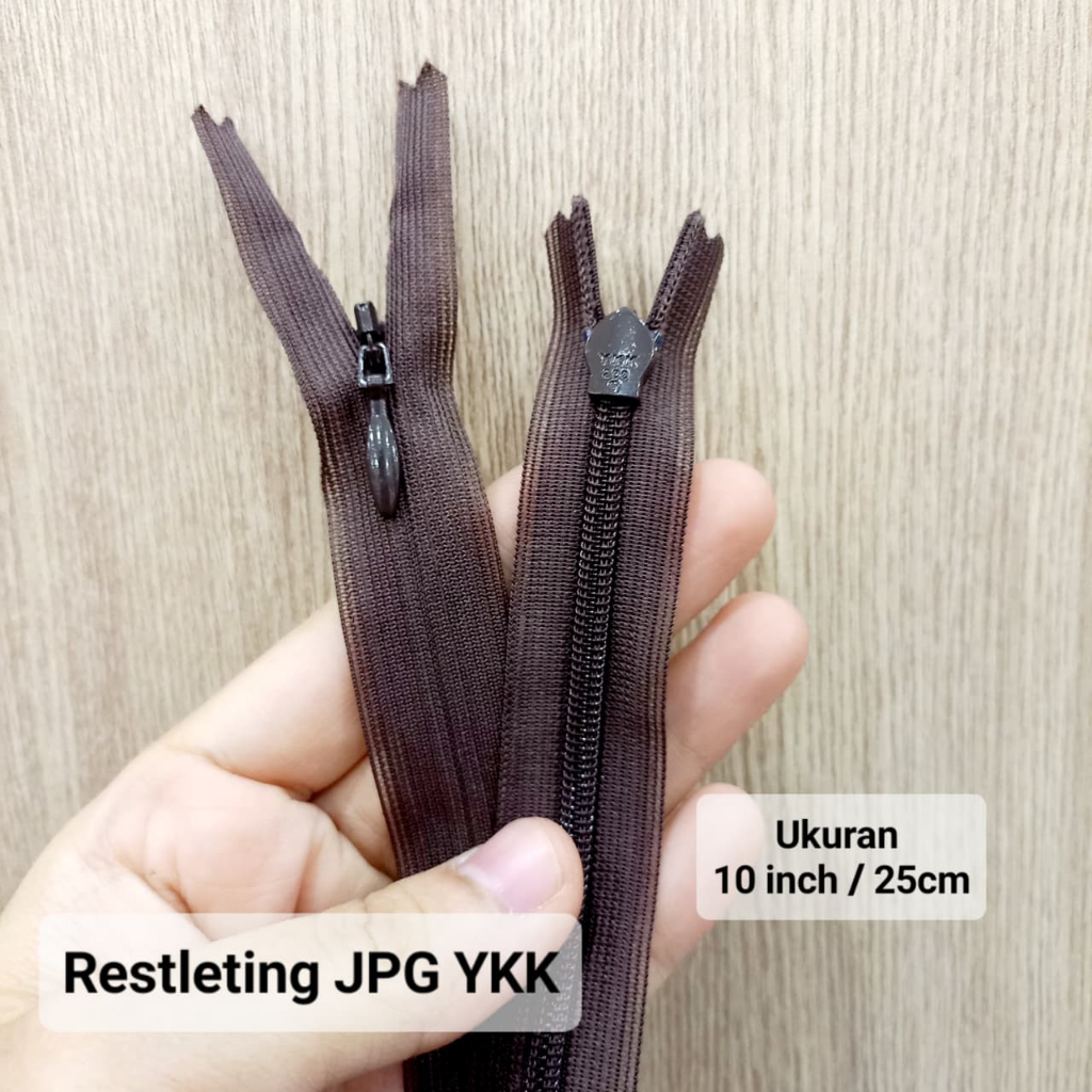 Rest JPG YKK 10 นิ้ว PCS ORIGINAL ซิปความยาว 25 ซม. ORIGINAL ซิปเสื้อผ้า Part 2