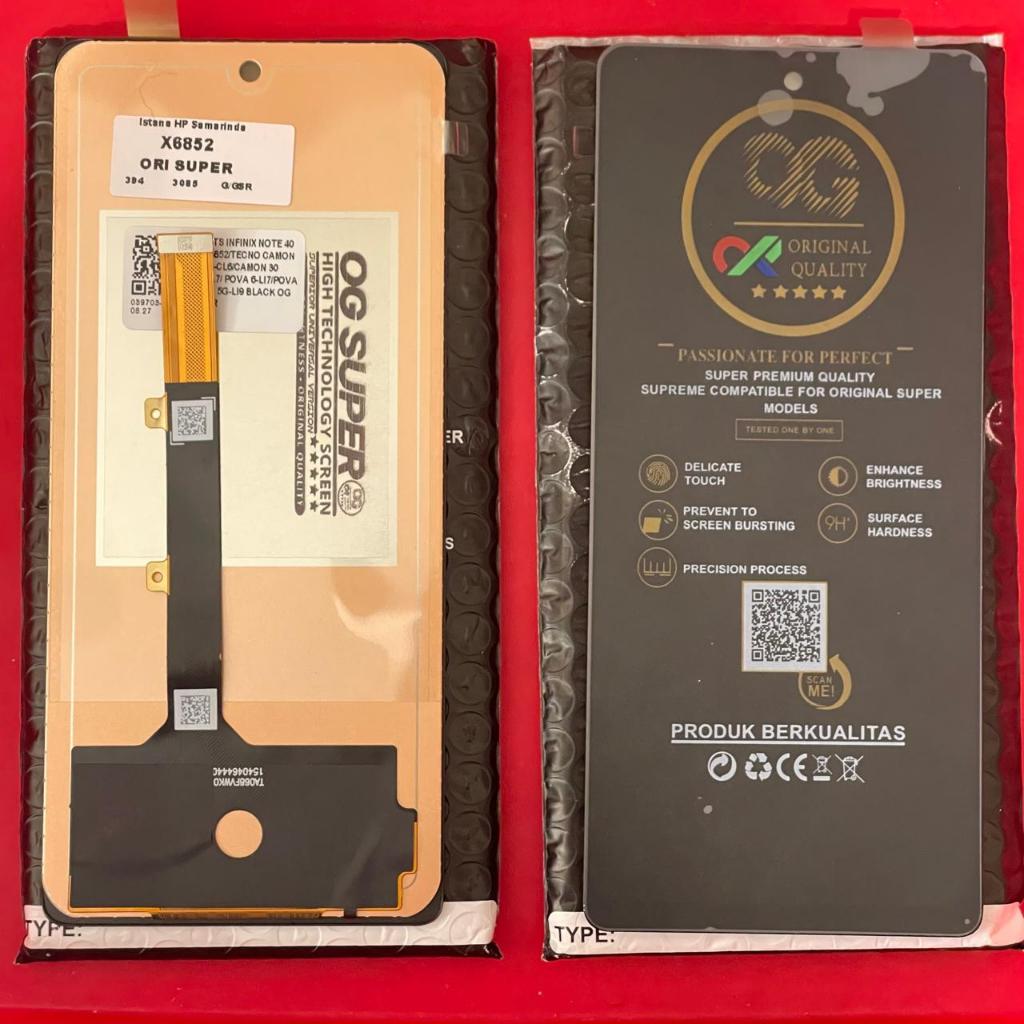 LCD TS INFINIX NOTE 40 5G/X682/TECHNO CAMON 30 4G-CL6/CAMON 30 5G-CL7/POVA 6 L-17/POVA 6 PRO 5G-L19 