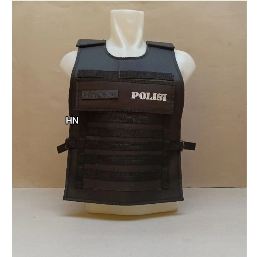 THICK POLICE VEST, SERBU VEST, BLACK TACTICAL VEST
