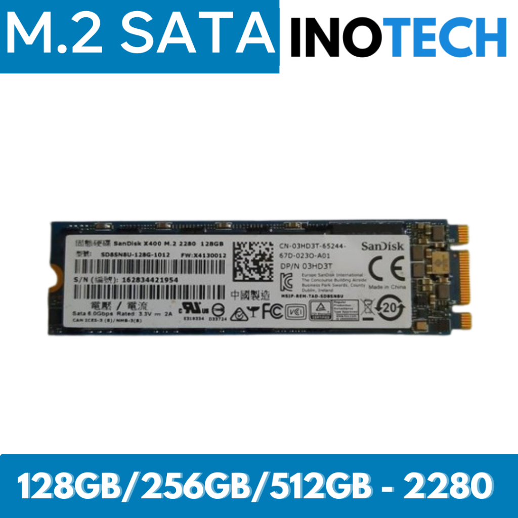 Ssd M.2 SATA 128GB / 256GB / 512GB Copotan ดั้งเดิมมือสองสําหรับพีซี / แล็ปท็อป