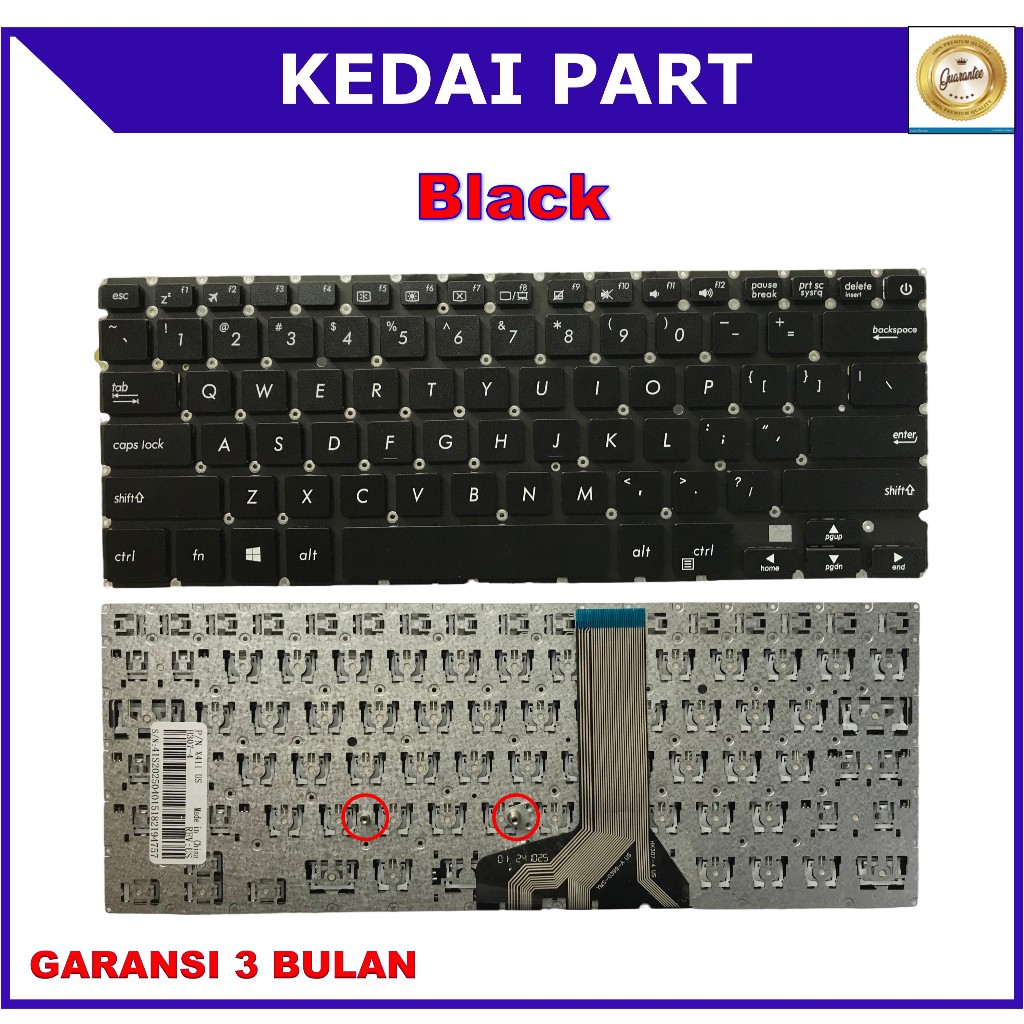 แป้นพิมพ์ Asus X411 R421U V480Q S4000V S4200U S4100V S4200U