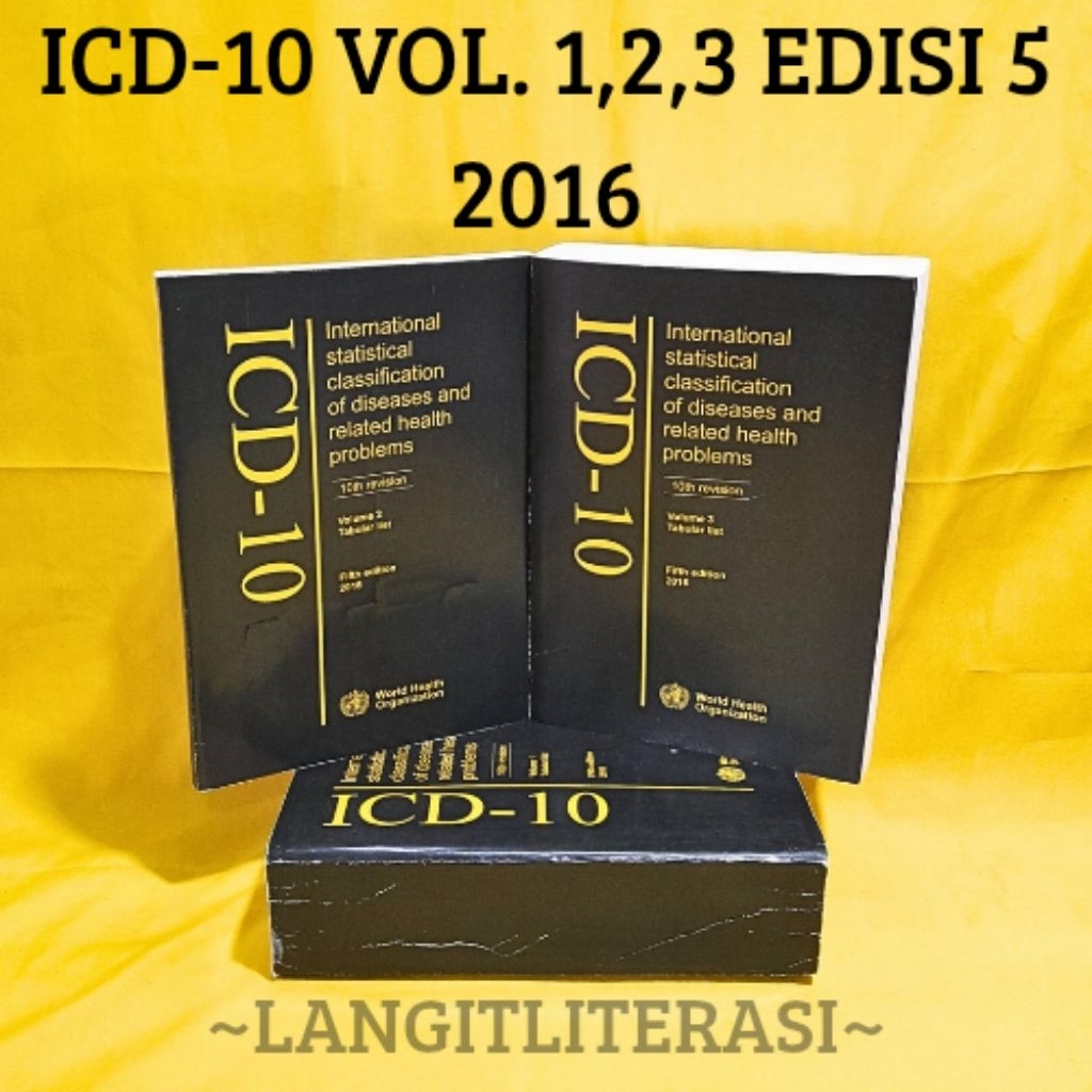 แพ็คเกจ 3 เล่ม ICD 10 เล่ม 1, 2, 3 EDITION FIFTH 2016