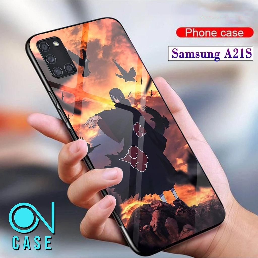 เคส SAMSUNG A21S mistercase11 Motif [ANIME ITACHI] เคส Hp Glossy Casing Hardcase Softcase
