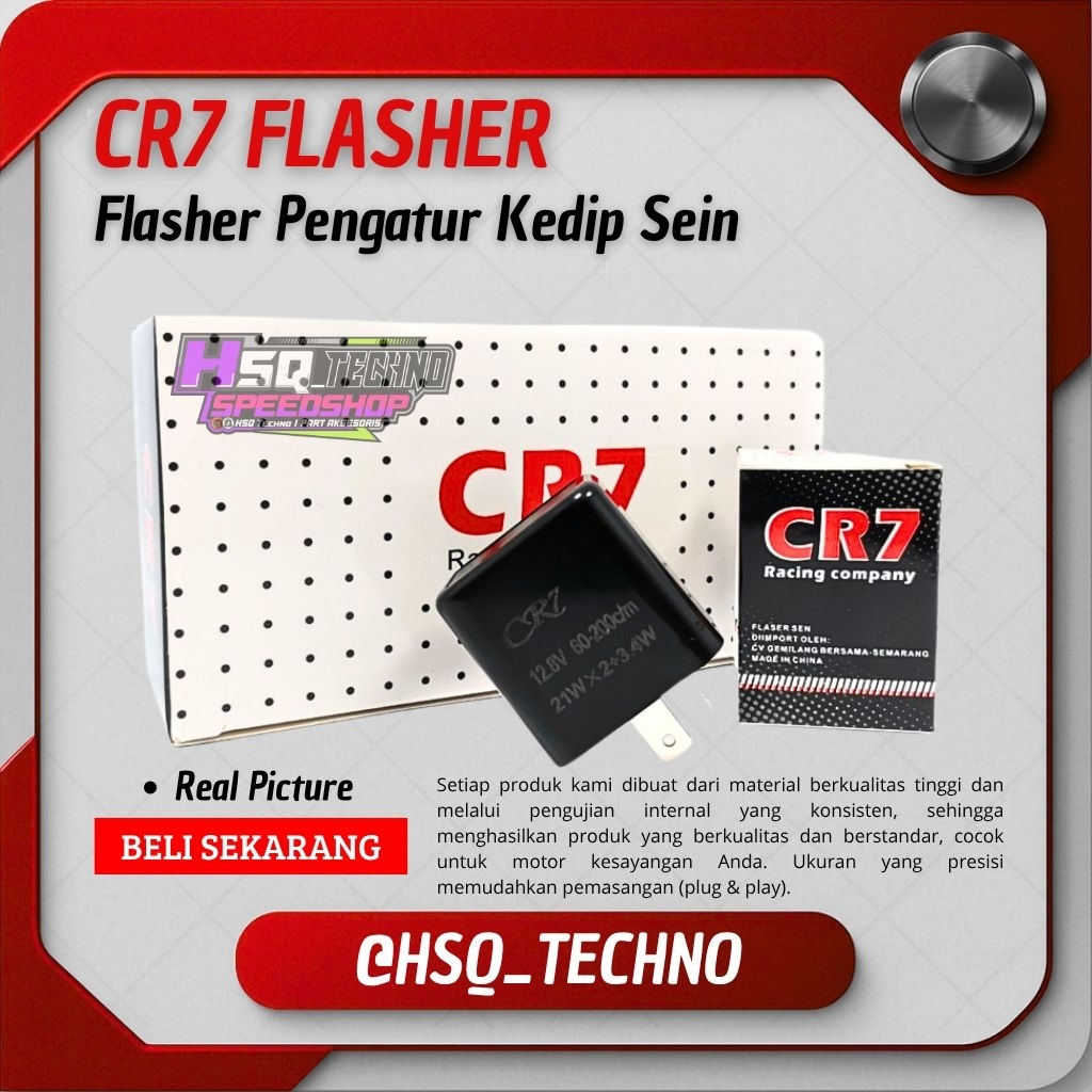 Flasher Cr7 ไฟเลี้ยวกระพริบ Controller Led Flasher Relay Universal ไฟเลี้ยว 2 ฟุต