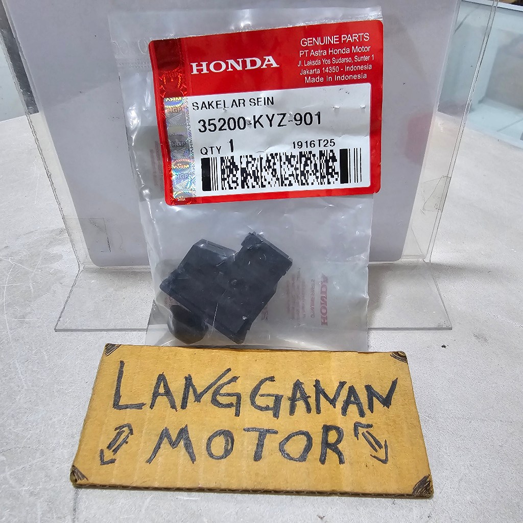 TOMBOL BLADE REVO SUPRA HELMET TURN SIGNAL BUTTON SWITCH IN BEAT FI VARIO 125 OLD 35200KYZ901 เดิม