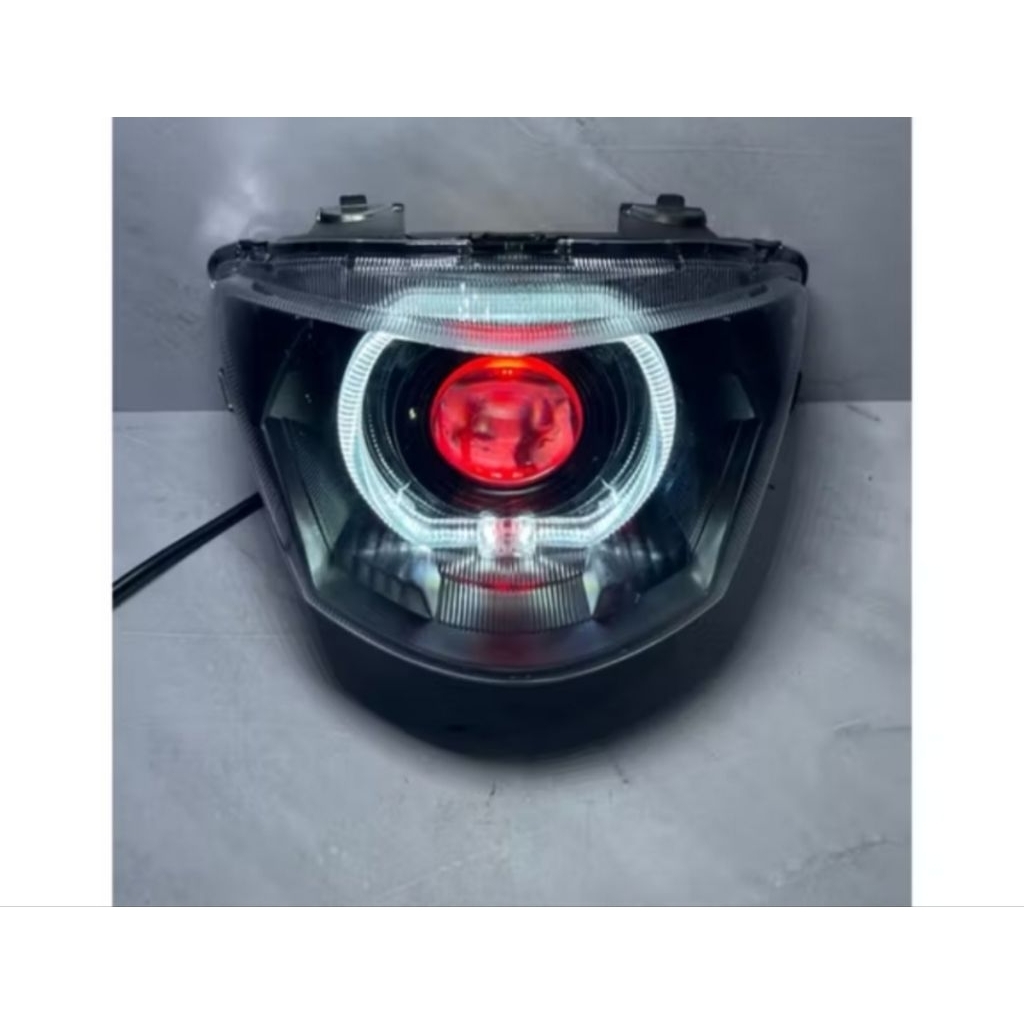 Mio J Custom Biild ไฟหน้าสะท้อนแสงด้านหน้า Ala Ala Ala Ala Ala 4.5 นิ้ว พร้อมใช้งาน