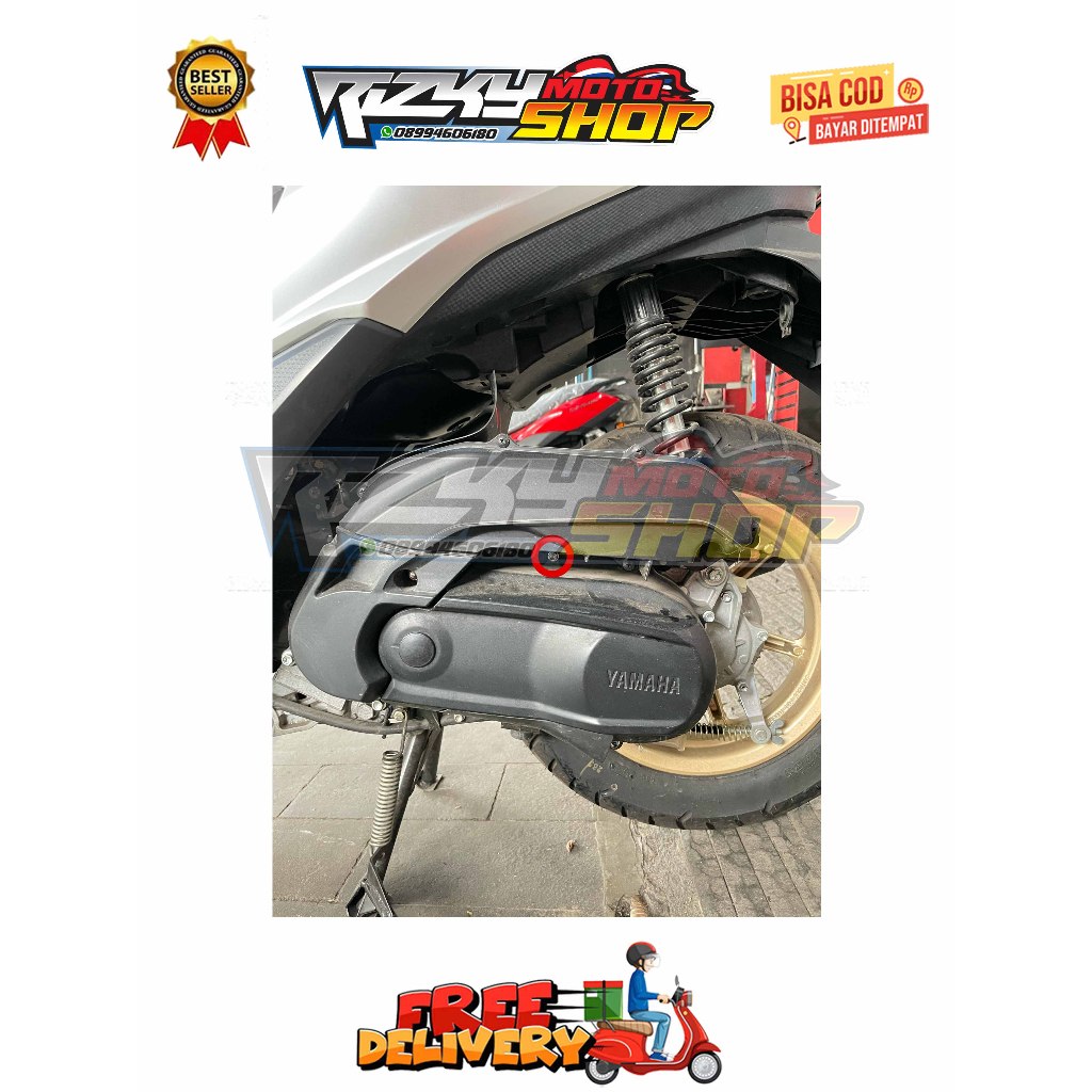 กล่องกรองซ้าย MOUNTING BOLT (1 BOLT) MIO SERIES 115 / 125 M3 J SOUL GT FINO X RIDE GEAR ZS GRANDE FA