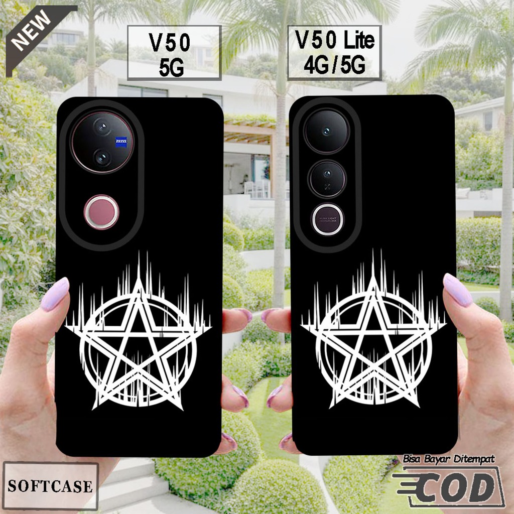 เคส VIVO V50 5G 2025 - เคส VIVO V50 LITE 4G / 5G 2025 _ ปลอกซิลิโคนสีดํายืดหยุ่น