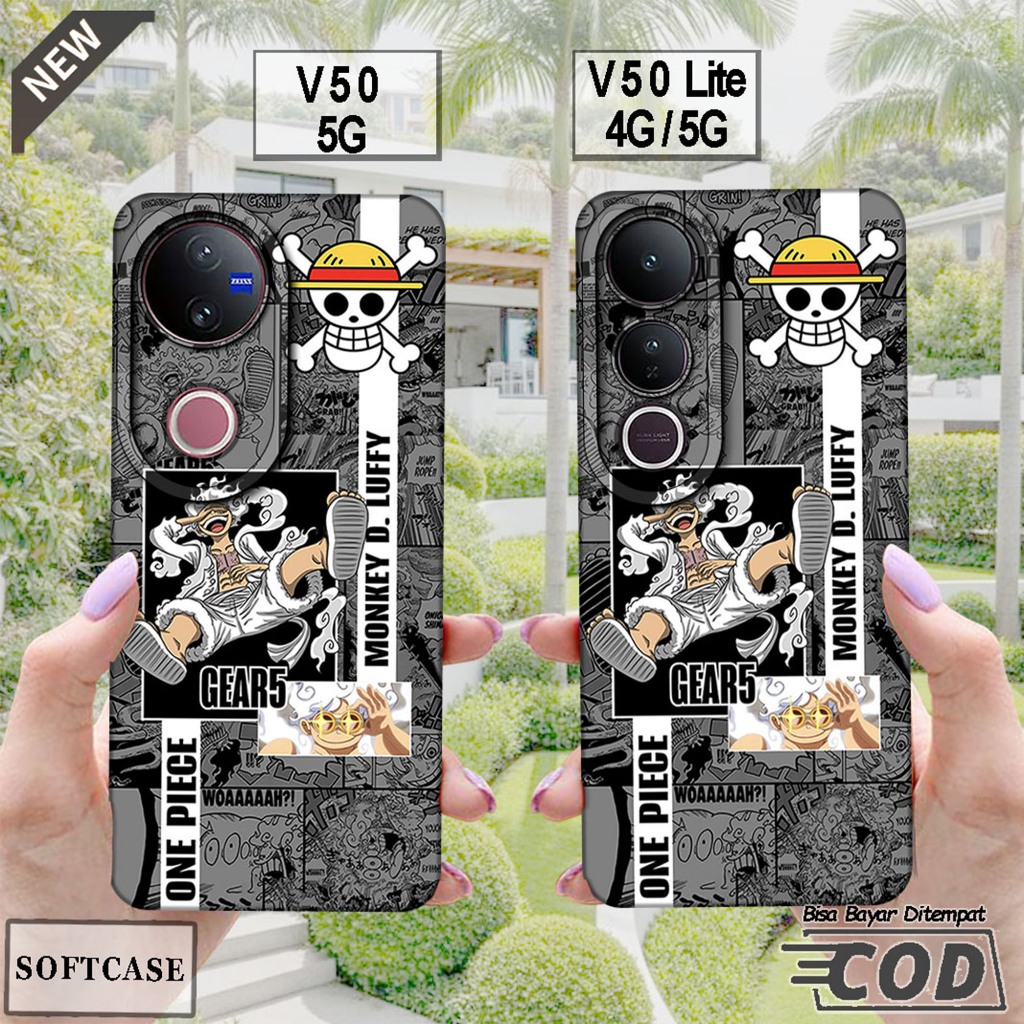 เคส VIVO V50 5G 2025 - เคส VIVO V50 LITE 4G / 5G 2025 _ ปลอกซิลิโคนสีดํายืดหยุ่น