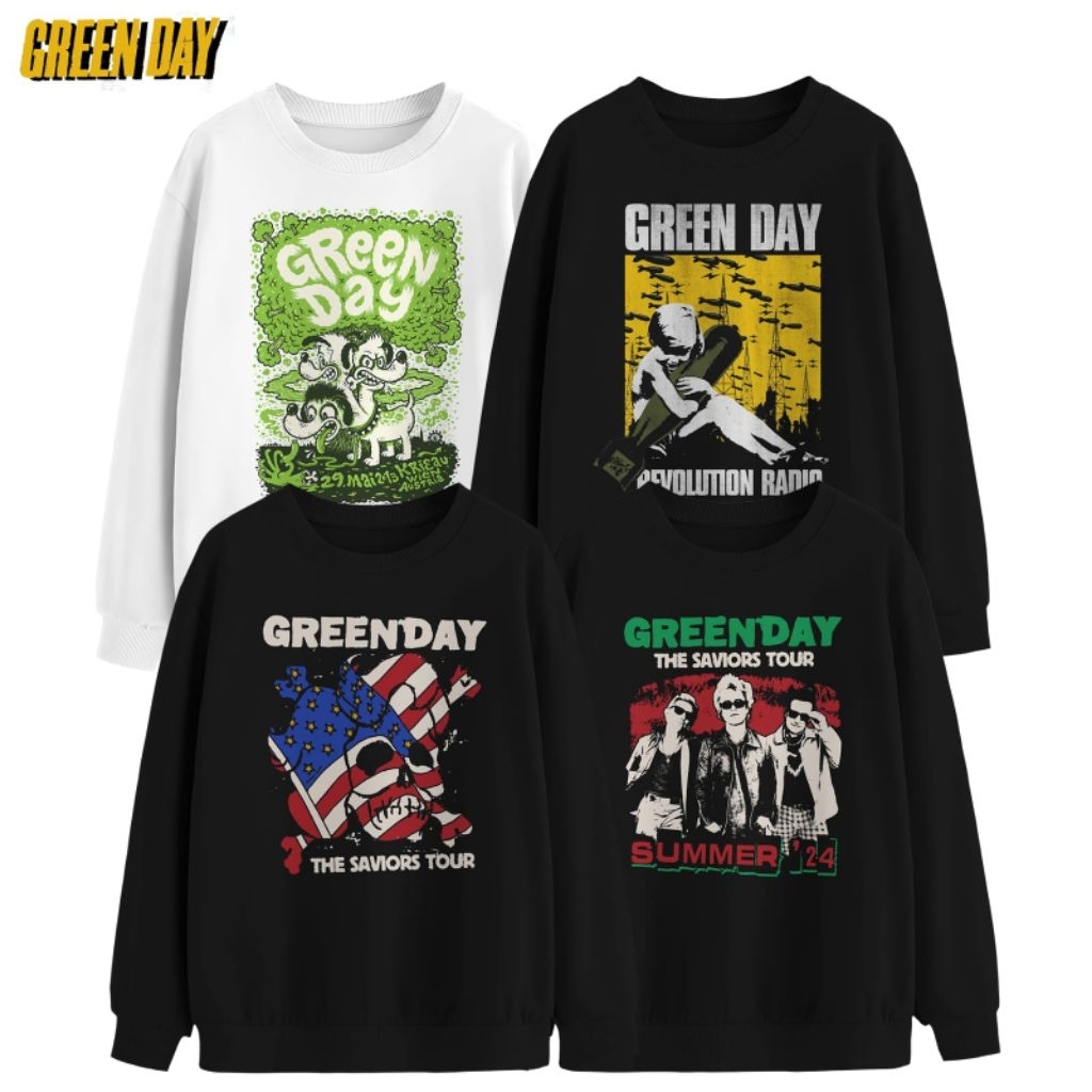 GREENDAY REVOLUTION RADIO Band เสื้อกันหนาวสําหรับผู้ชายและผู้หญิง