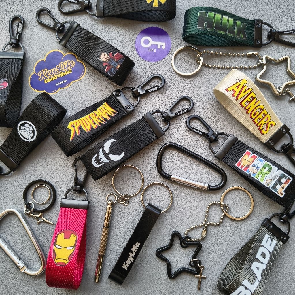 GANTUNGAN "Marvel Vol.1" พวงกุญแจ Marvel Series Skena Kalcer Cool พวงกุญแจ