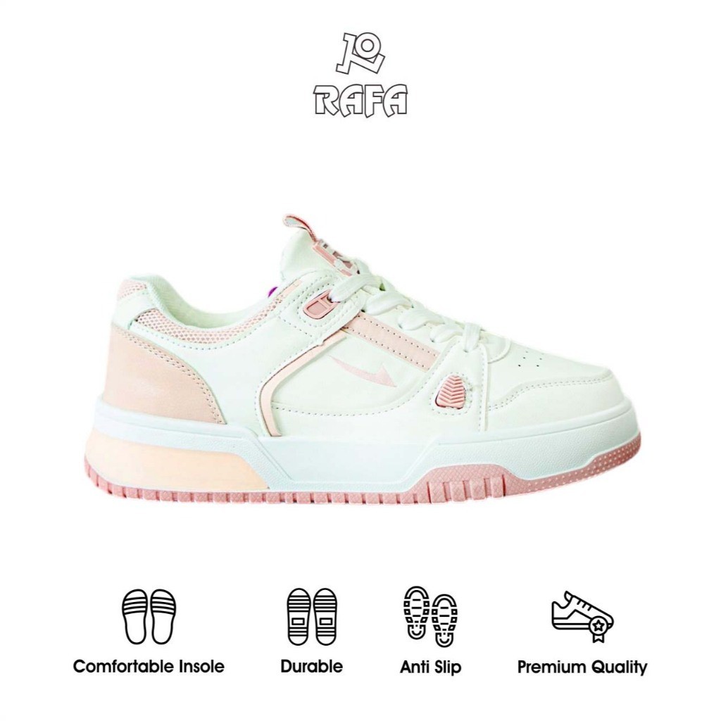 Rafa Nanny รองเท้าผ้าใบรองเท้าผ้าใบลําลอง Unisex รองเท้า Rafa อินโดนีเซีย