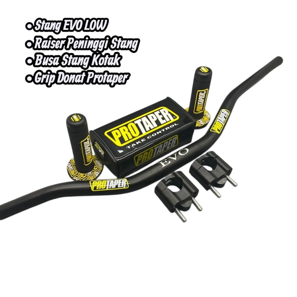 แพ็คเกจแฮนด์ Protaper Evo Low Fatbar + โฟมแฮนด์กล่อง Protaper นําเข้า